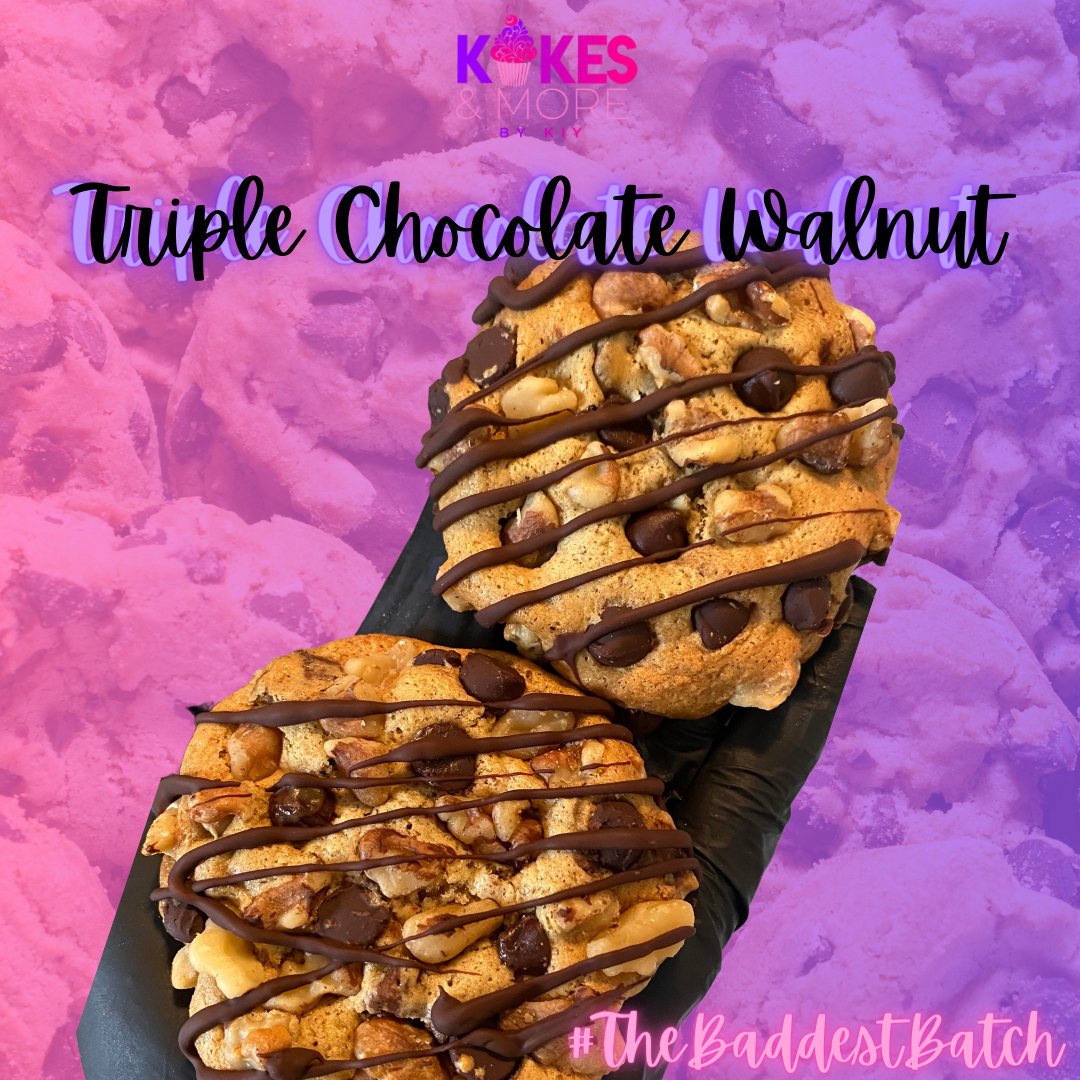 Triple Chocolate Walnut Cookie
